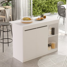 Hanah Home Mesa de Cocina OR2-W Blanca